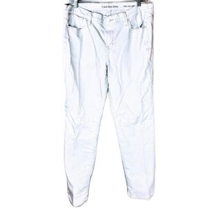 Calvin Klein Ultimate skinny white light blue jean
